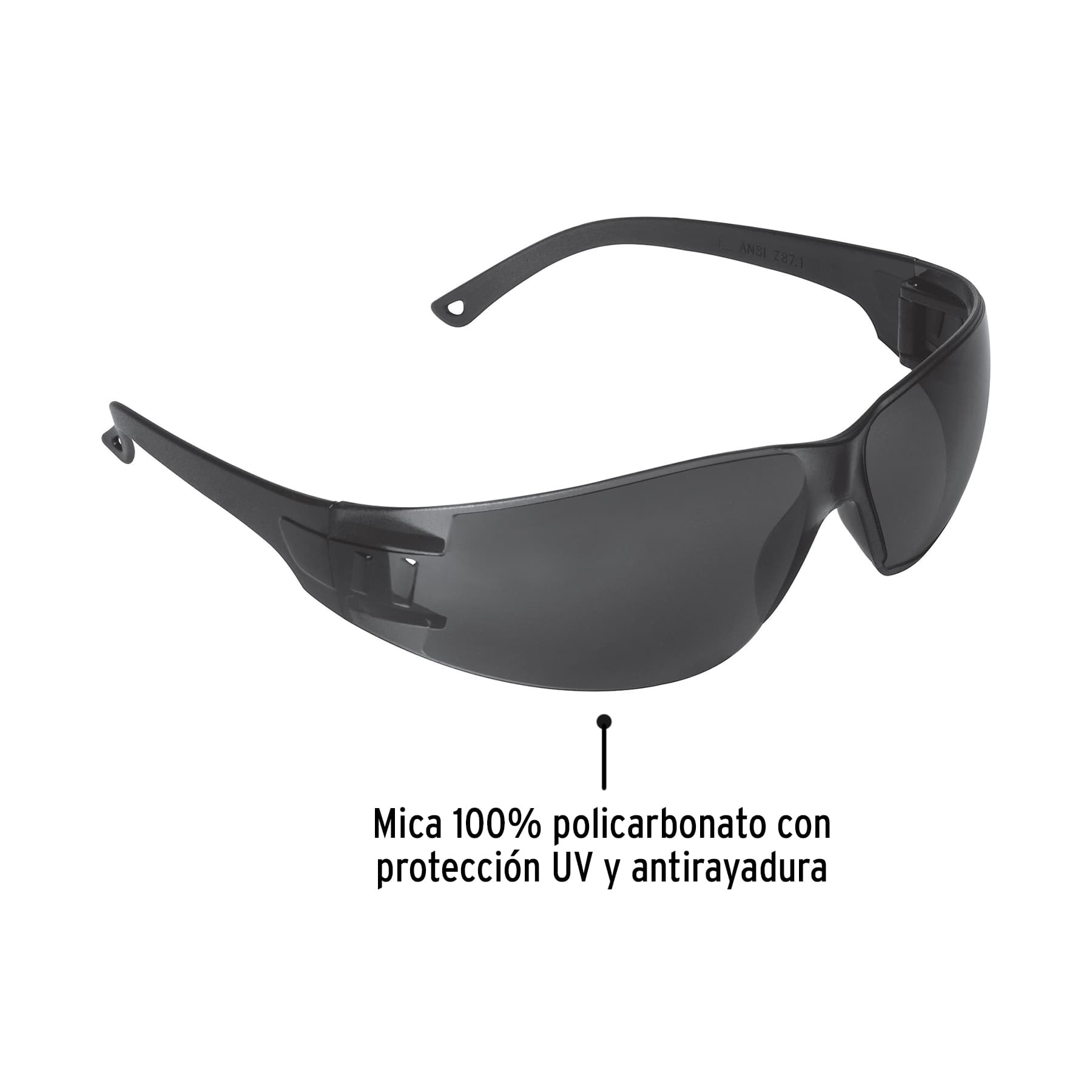 Lentes de seguridad mica gris Pretul