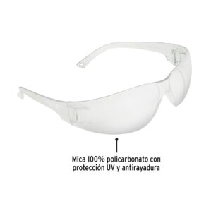 Lentes de seguridad mica transparente Pretul Lite