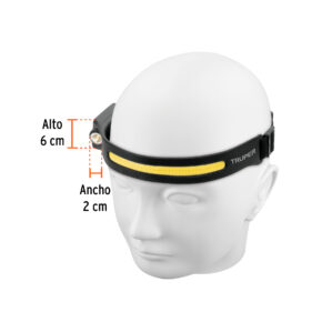 Linterna de minero 125lm Recargable con sensor Truper