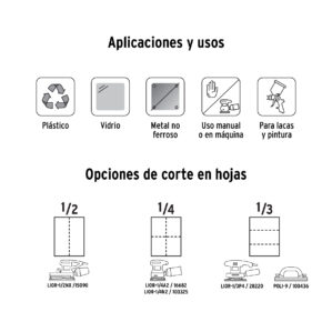 Lija de agua, grano 360