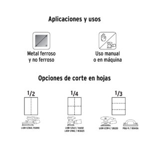 Lija de esmeril grano 50