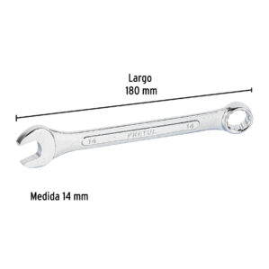 Llave combinada 14mm Pretul