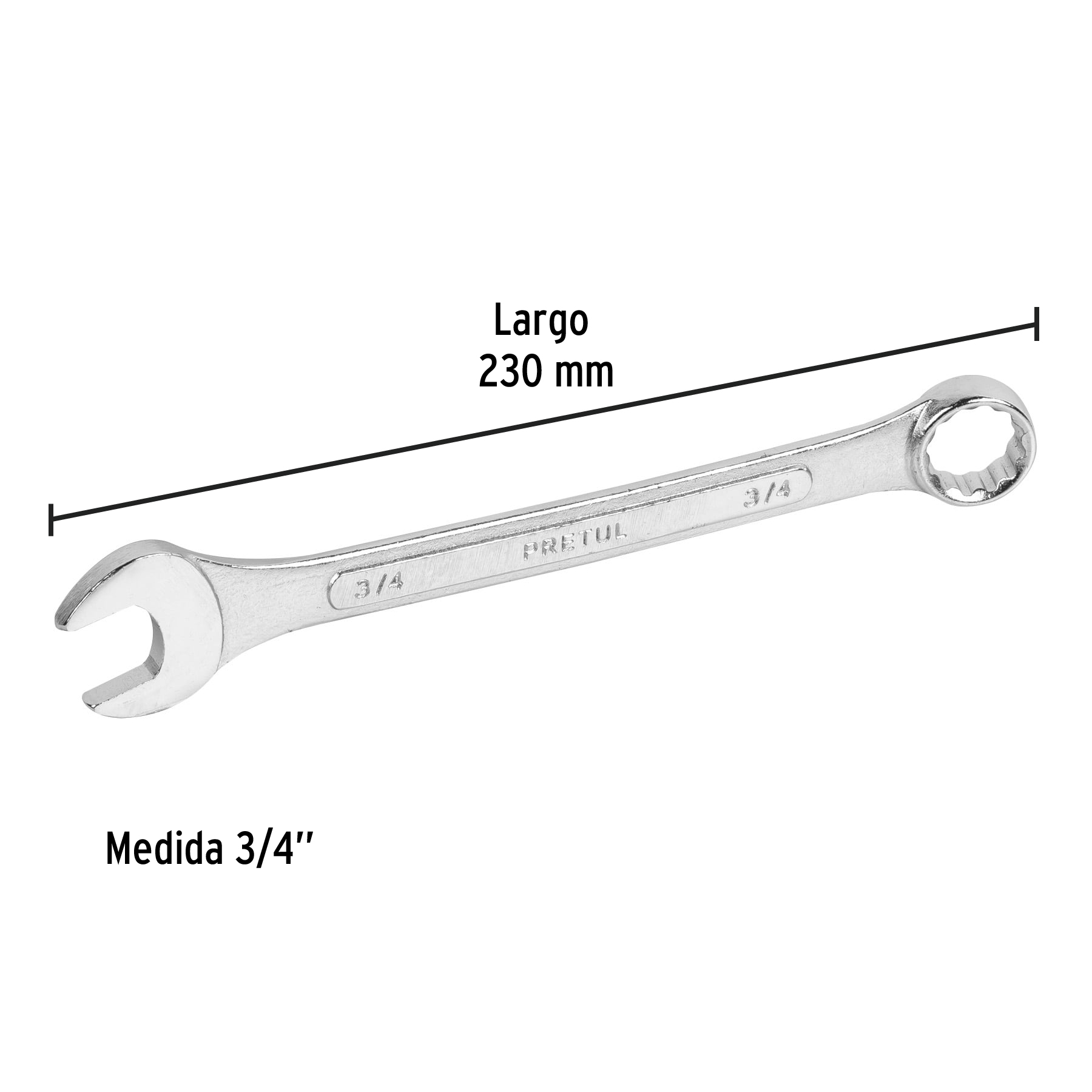 Llave combinada 3/4" Pretul