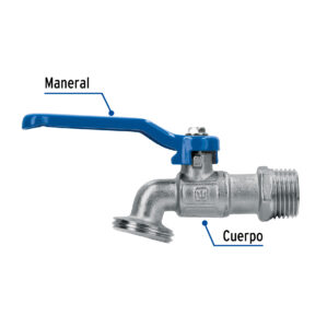 Llave de esfera de laton 1/2" Foset