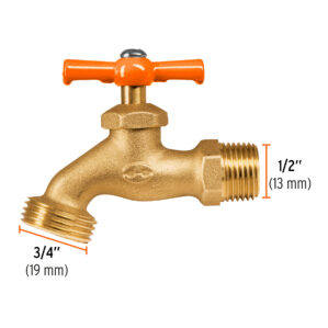 Llave de nariz para jardin 1/2" Truper 140g Reforzada