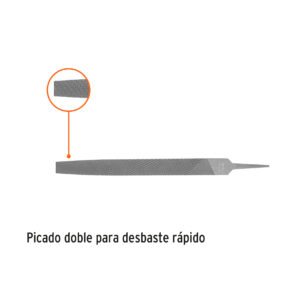 Lima plana bastarda de 12"