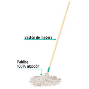 Trapeador tipo mechudo mediano 350g