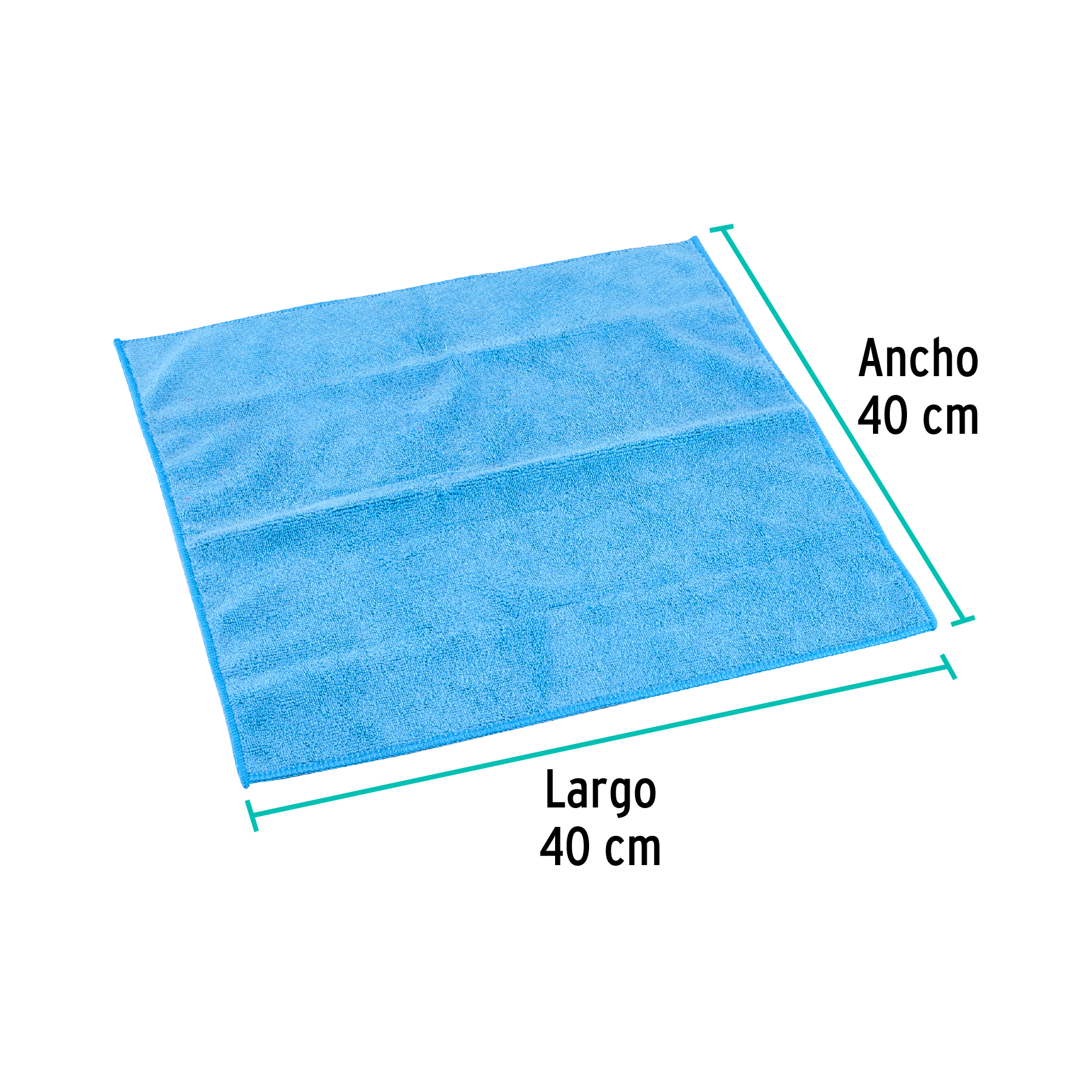 Toalla de microfibra de 40x40cm