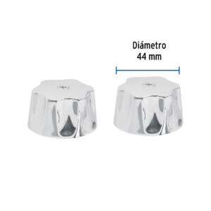 Juego 2 manerales metal para mezcladora lavabo fregadero