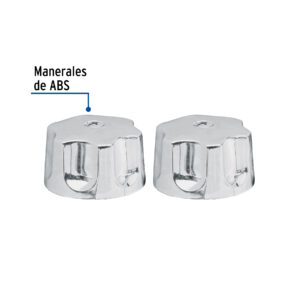 Juego 2 manerales plastico para mezcladora lavabo fregadero