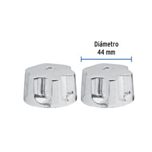 Juego 2 manerales plastico para mezcladora lavabo fregadero