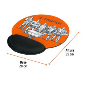 Mouse pad ergonomico de gel, Truper