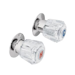 Juego 2 manerales para regadera de acrilico Reforzado