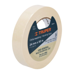Cinta masking tape 1" de 50m