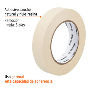 Cinta masking tape 1" de 50m