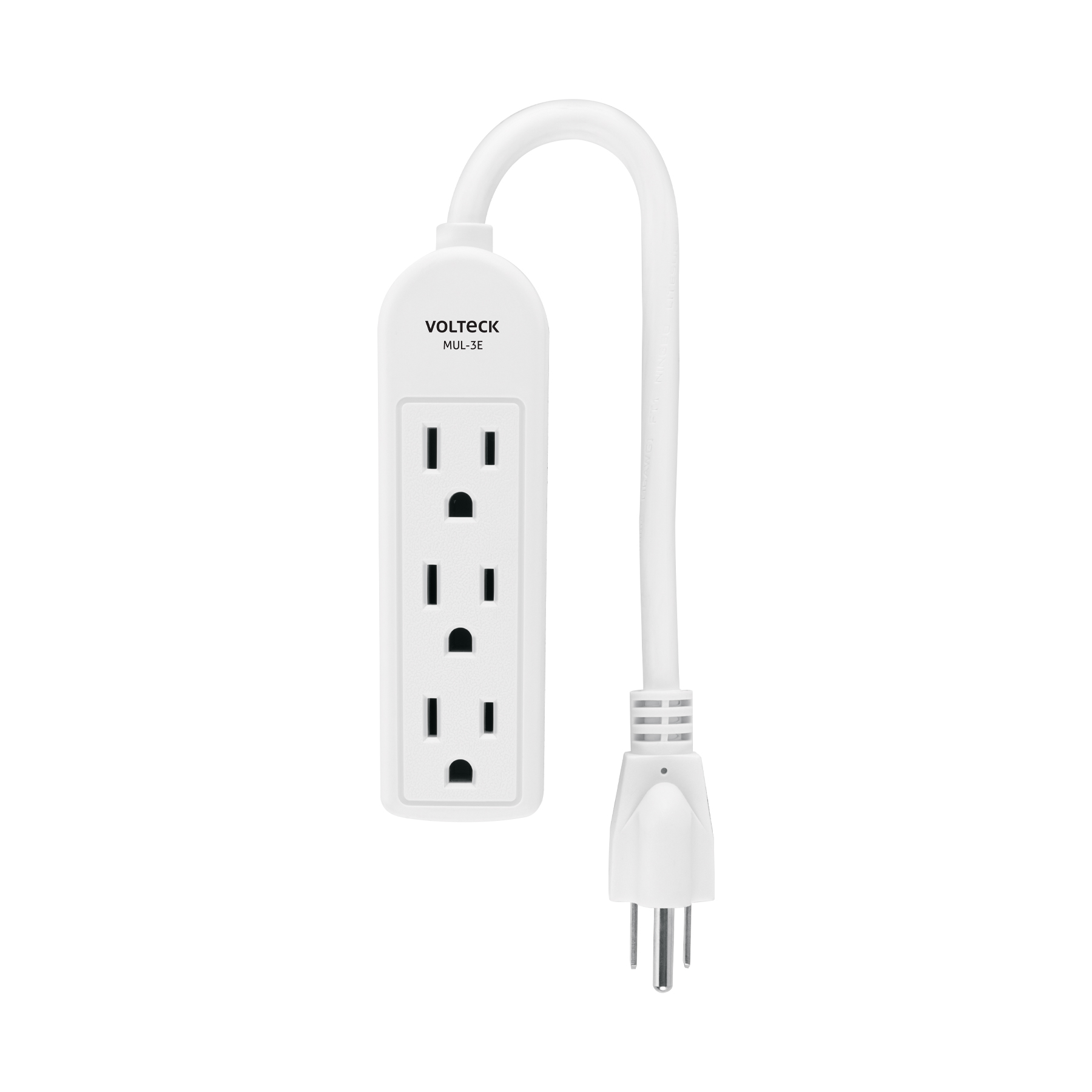 Multicontacto domestico 3 entradas, VOLTECK