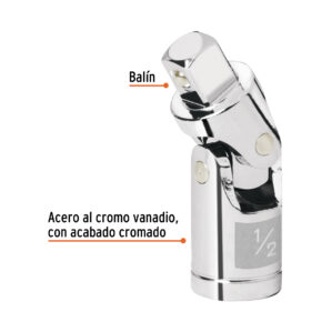 Nudo universal para dados cuadro 1/2"