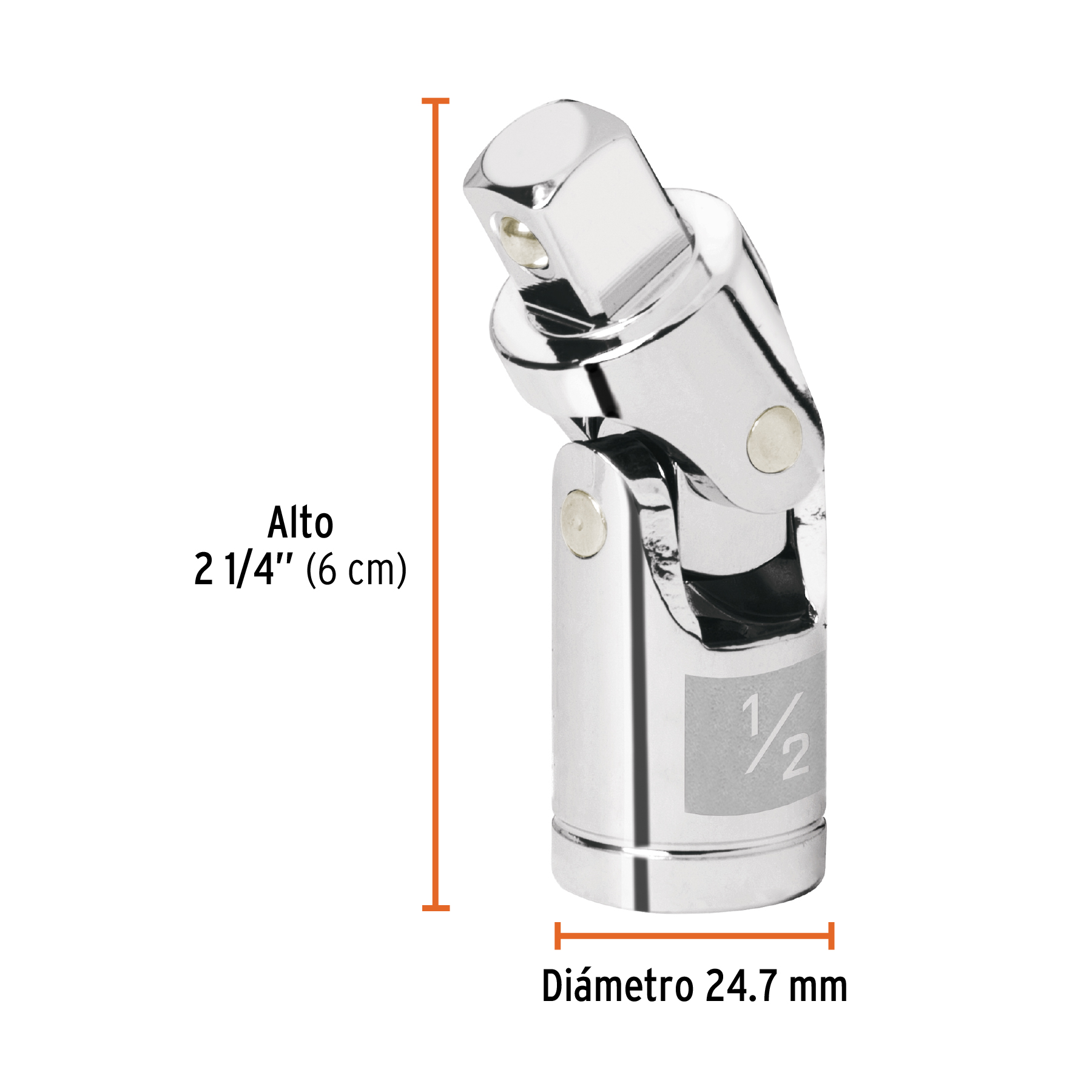 Nudo universal para dados cuadro 1/2"