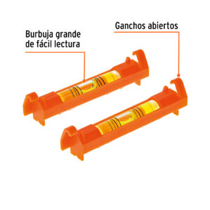 2 Piezas de Nivel de hilo en blister