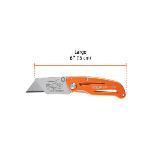 Navaja plegable Cuerpo metalico de 6