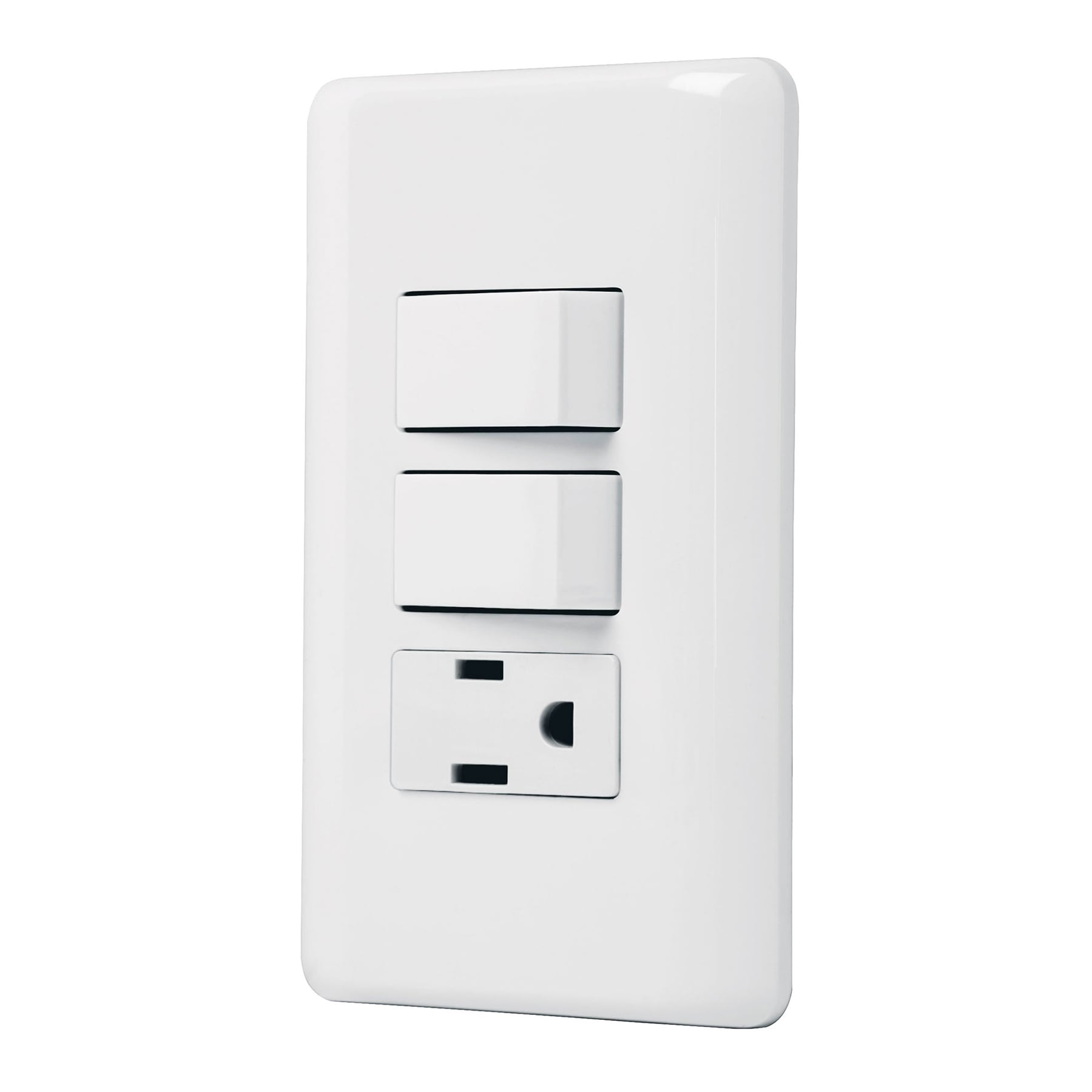 Placa Armada 1 Contacto y 2 apagadores Basic