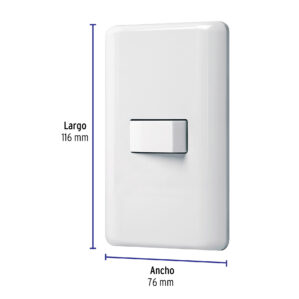 Placa Armada Apagador Sencillo Basic