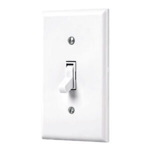 Placa armada interruptor sencillo linea Standard blanco
