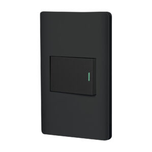 Placa Armada Apagador Escalera Lisboa Negro