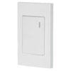 Placa armada 1 interruptor Española blanco