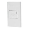 Placa Armada 1 interruptor de Timbre Española Blanco