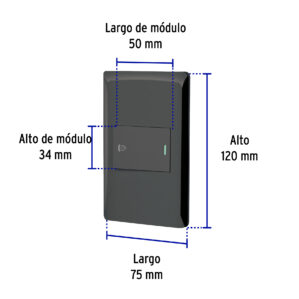 Placa armada Timbre Lisboa Negro