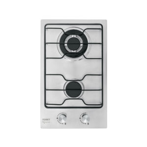 Parrilla gas empotrable 30cm, 2 quem, inox, esmalte, Foset