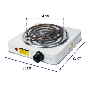 Parrilla Electrica 1 quemador Cuadrada