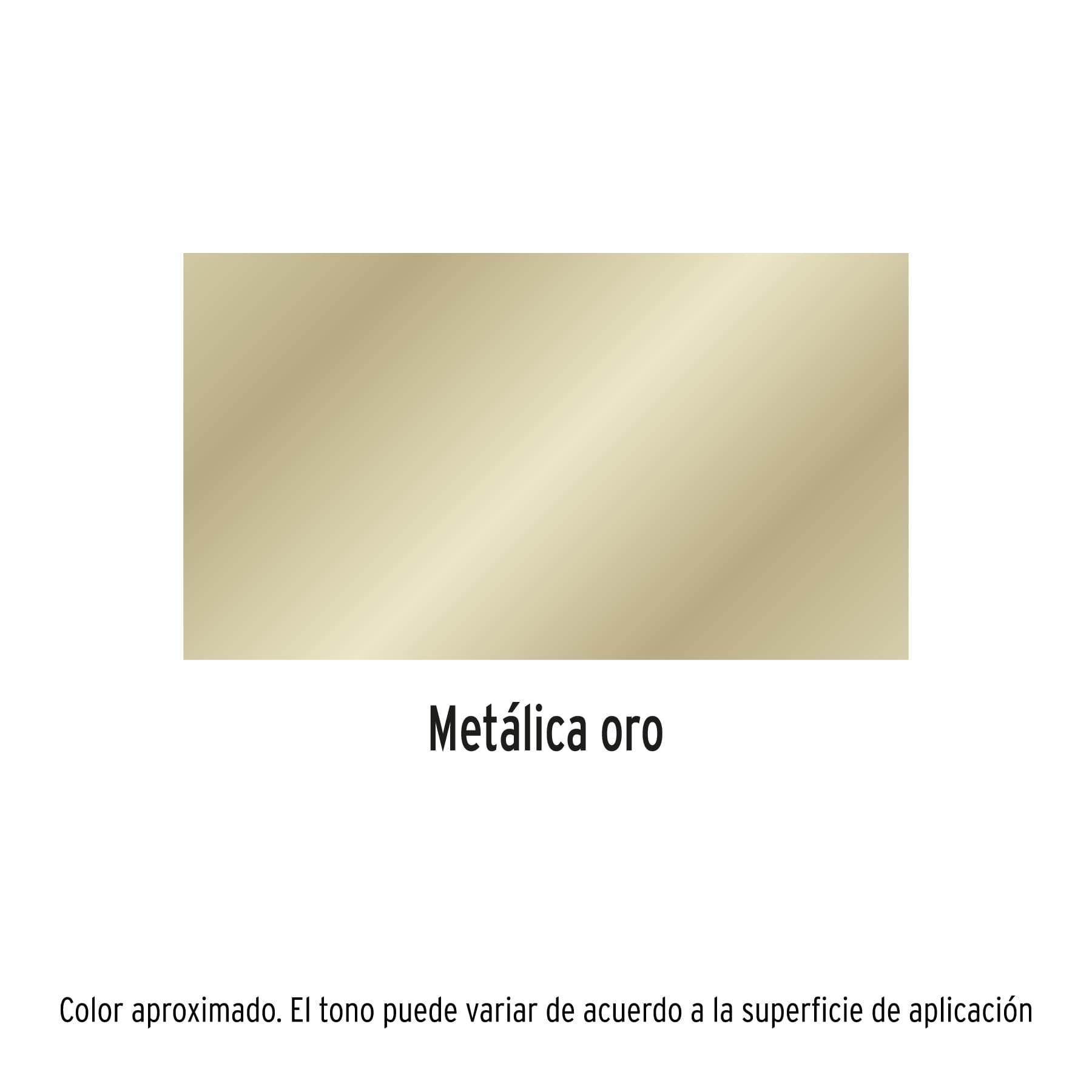 Pintura en Aerosol Metalica Oro Truper