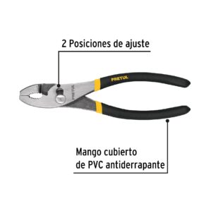 Pinza de chofer 8" Pretul Blister