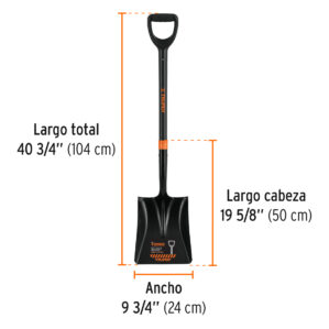 Pala cuadrada T-2000 puño