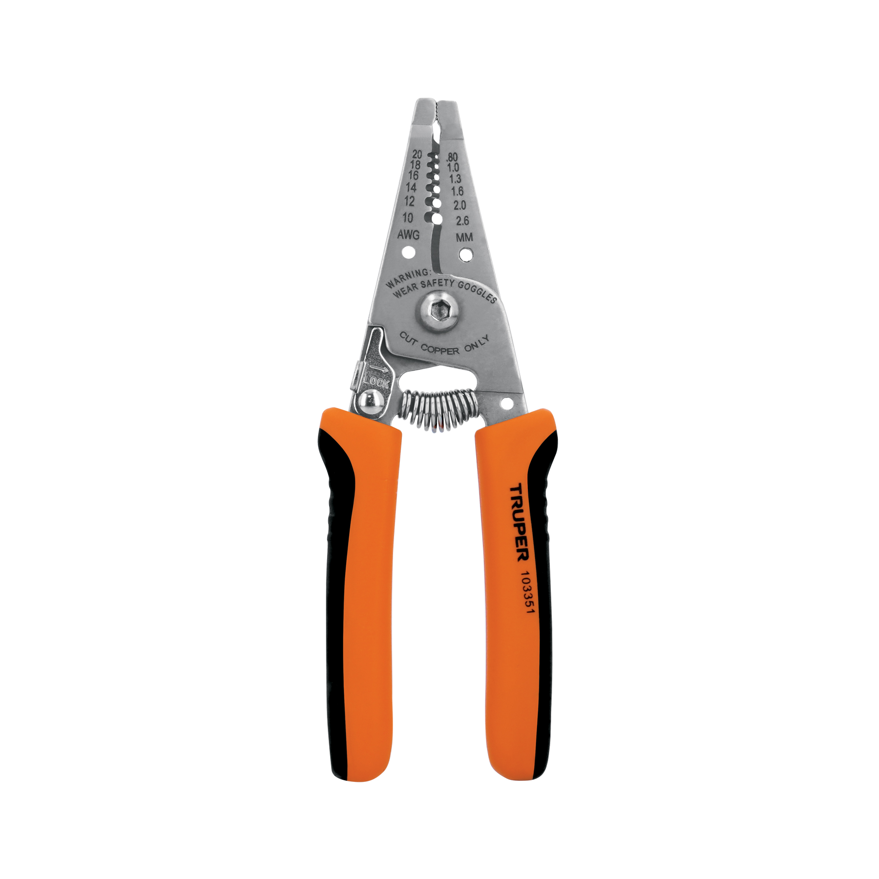 Pinza pelacables 6" Calibre 10 a 20aws