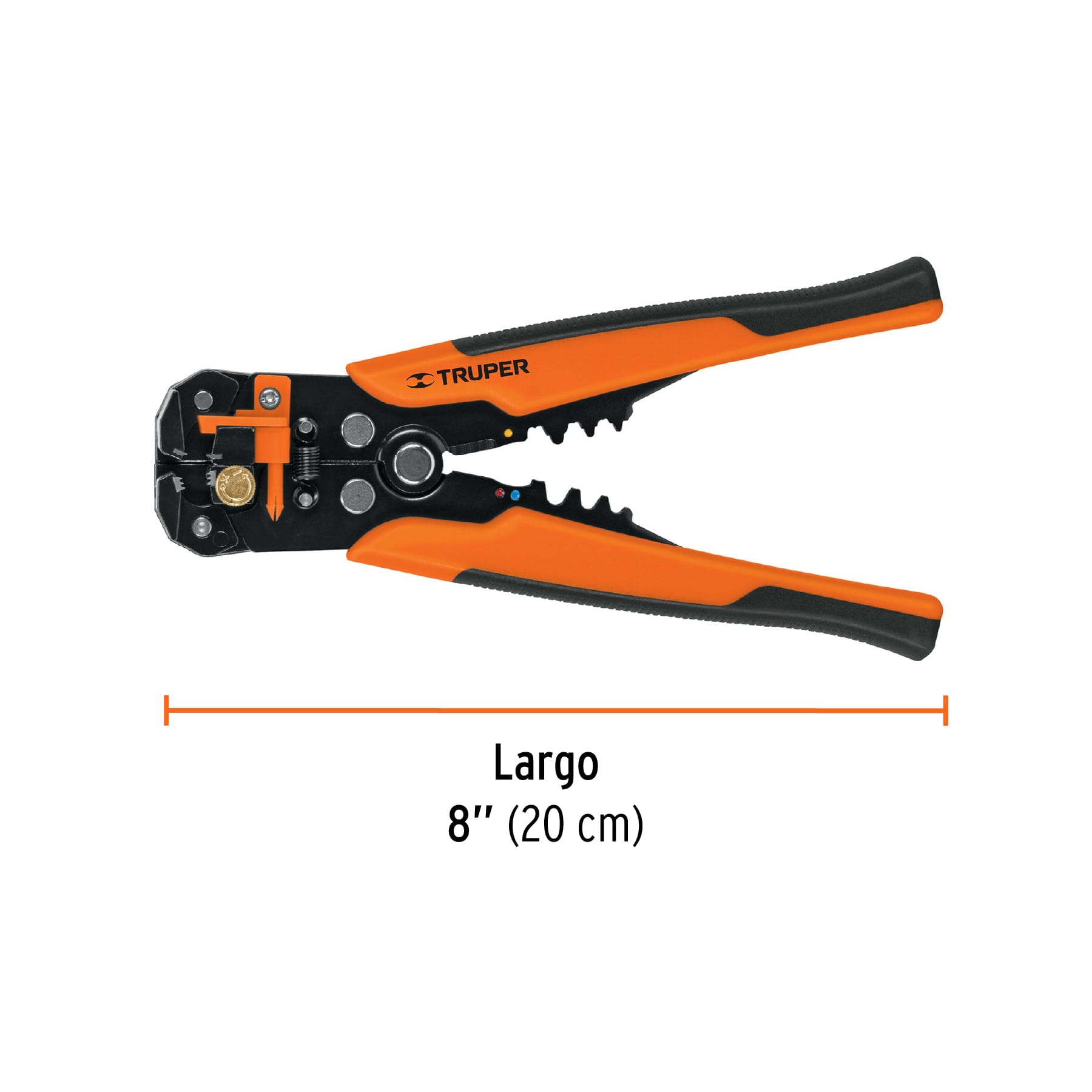 Pinzas pelacables automatica 8" calibre 10 a 22awg