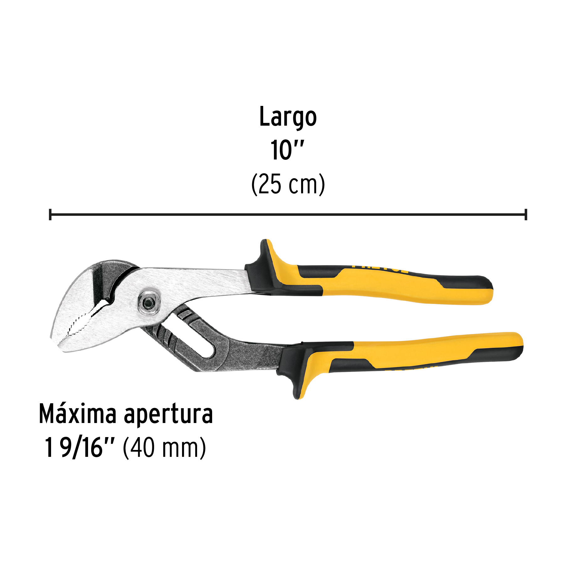 Pinzas de extension 10" mango Comfort Grip Pretul