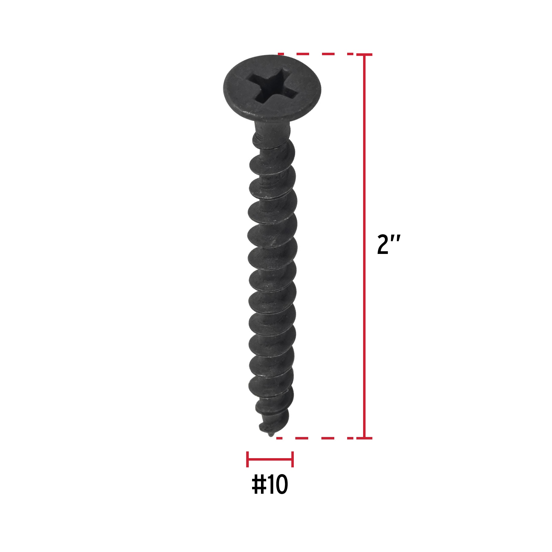 Pijas multiusos 10 x 2" bolsa con 100 piezas