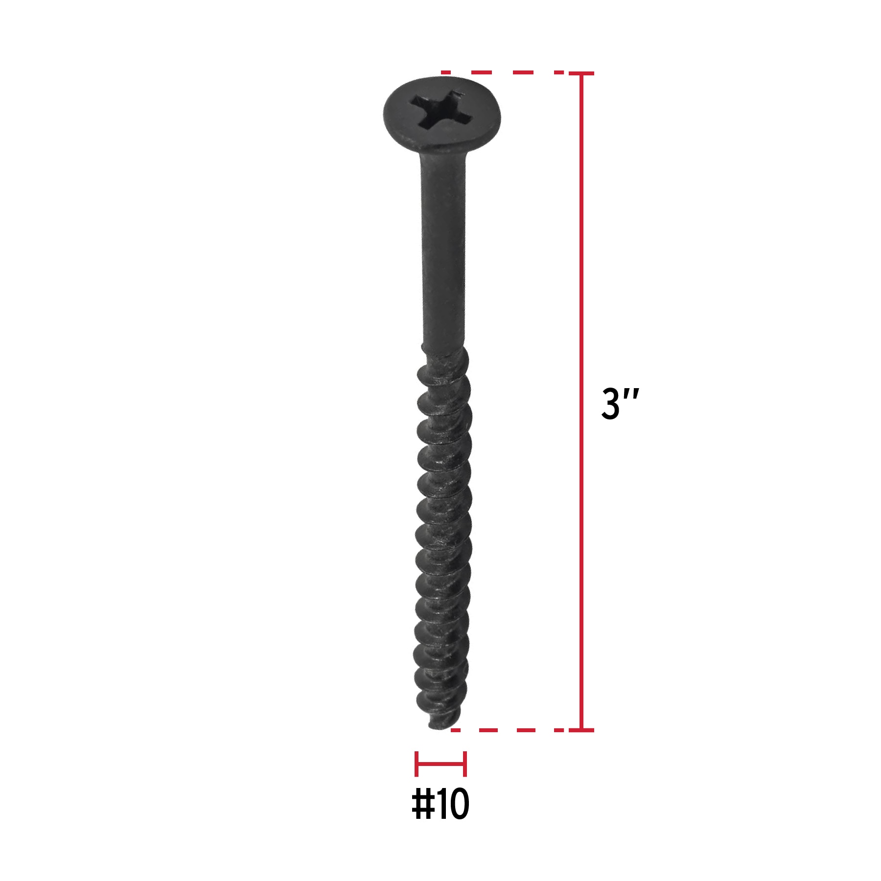 Pijas multiusos 10 x 3" bolsa con 100 piezas