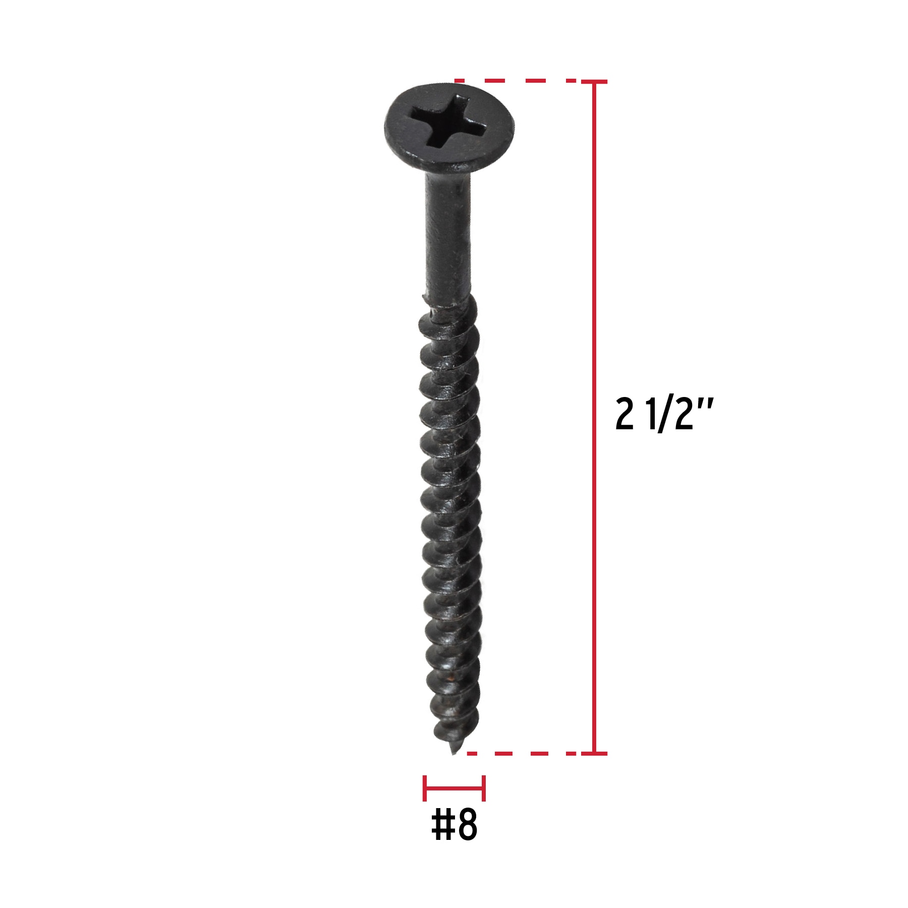 Pijas multiusos 8 x 2-1/2" bolsa con 100 piezas