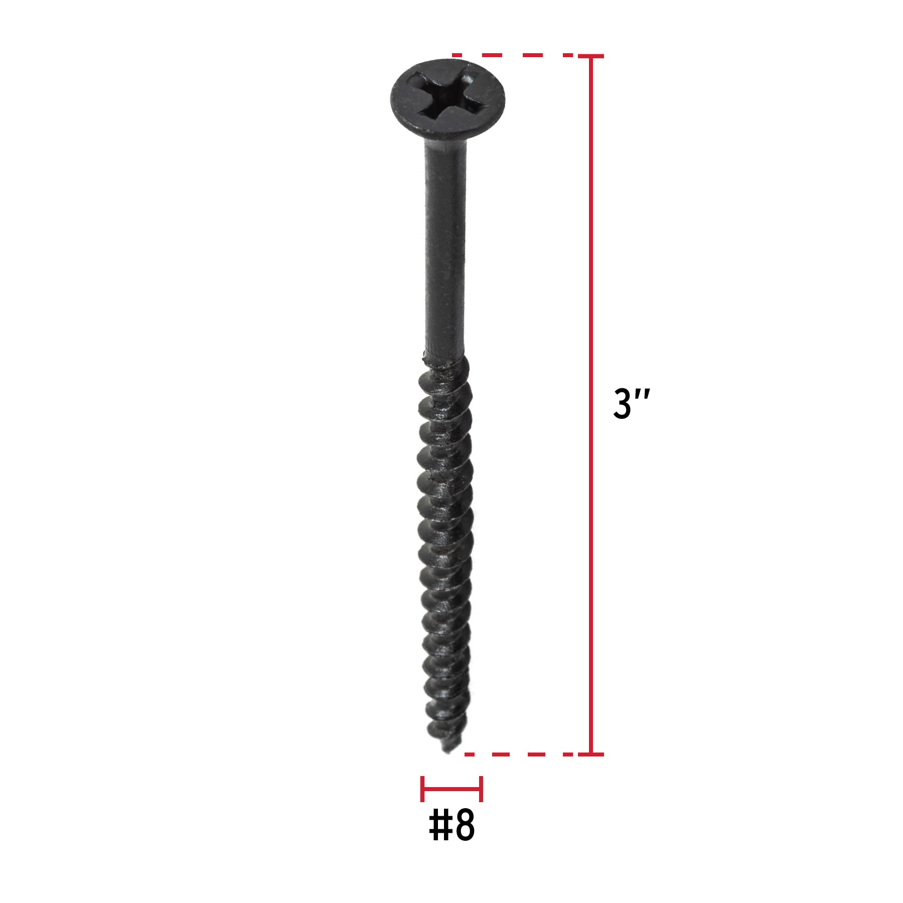 Pijas multiusos 8 x 3" bolsa con 100 piezas