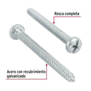 Pija para lamina #10 x 2" bolsa con 150 pzas