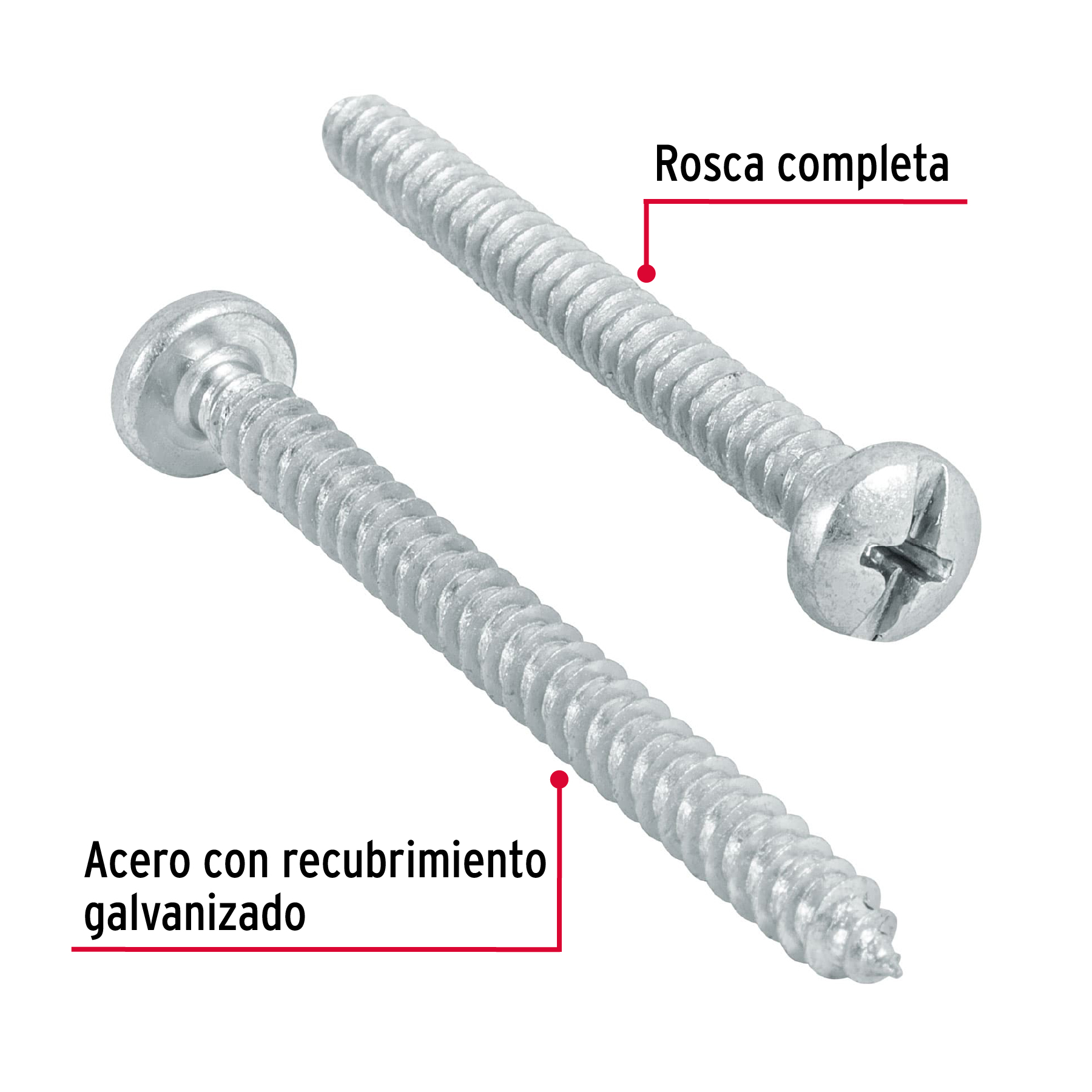 Pija para lamina #10 x 2" bolsa con 150 pzas