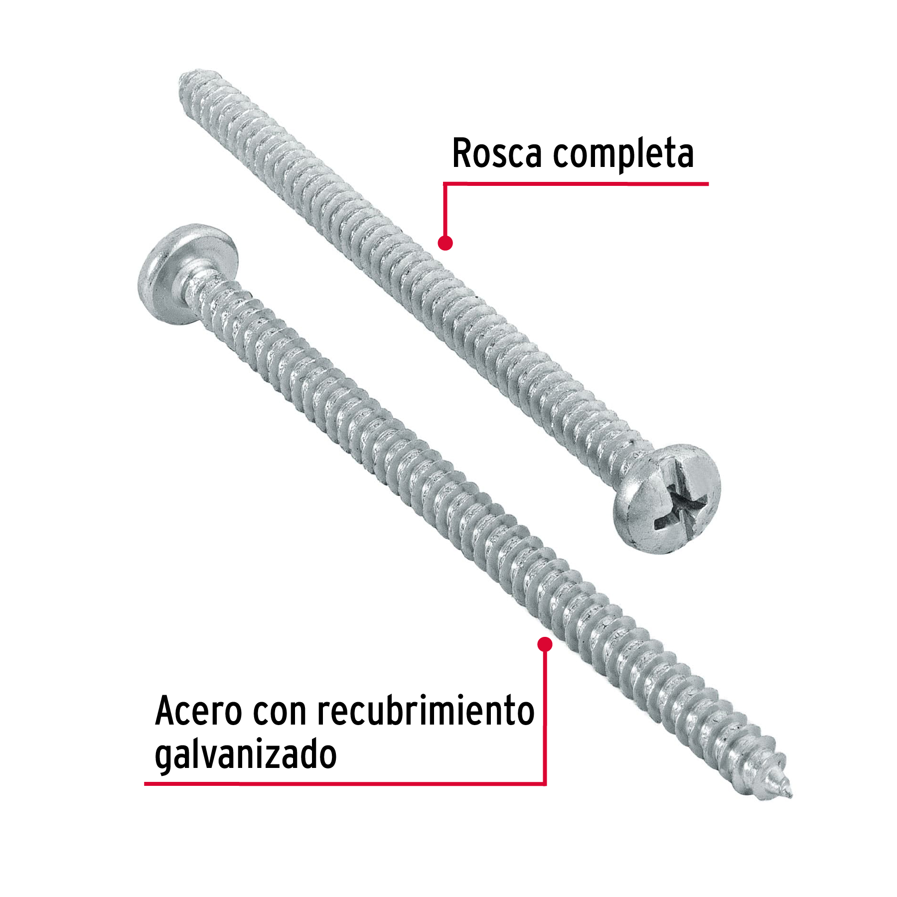 Pija para lamina, #10 x 3", bolsa con 150 piezas