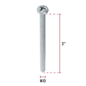 Pija para lamina, #10 x 3