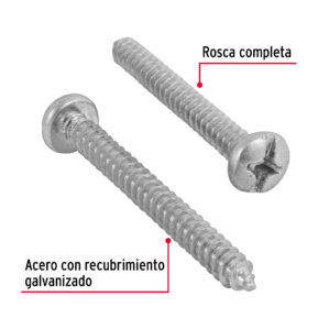 Pija para lamina #12 x 2" bolsa con 100pzas