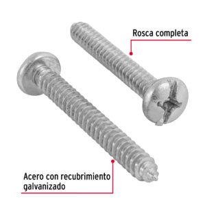 Pija para lamina, #14 x 2", bolsa con 100 pzas