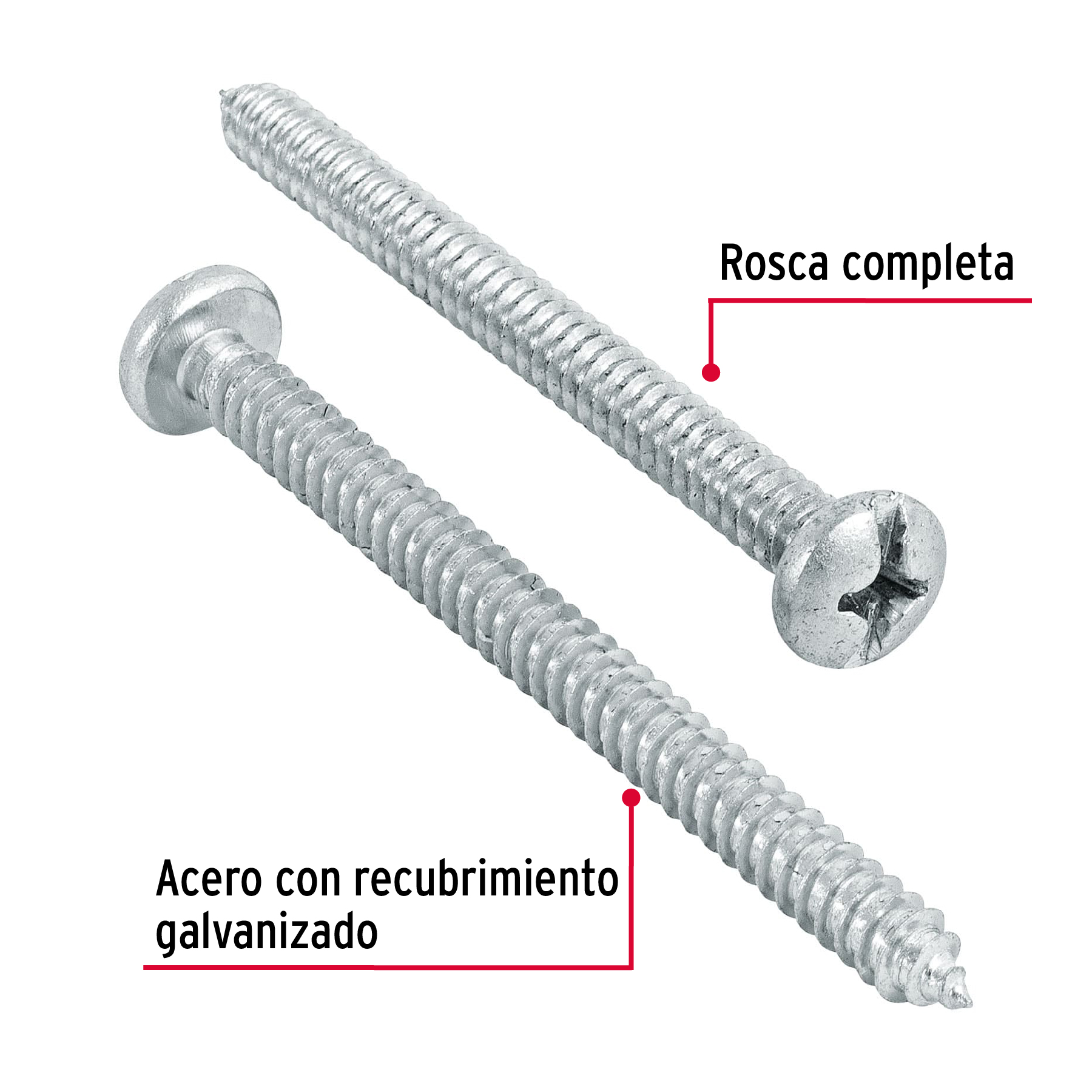 Pija para lamina, #14 x 3", bolsa con 100 piezas